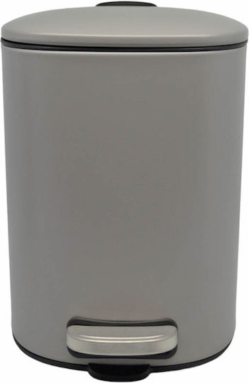 Ankor Inox Perie de toaletă Închidere lentă 5lt Gri
