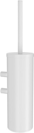 Verdi short handle 0901501 Metallic Toilet Brush White