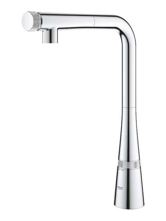 Grohe Zedra SmartControl Настолен Смесител с Подвижен Душ Хромиран Grohe Zedra SmartControl Настолен Смесител с Подвижен Душ Хромиран