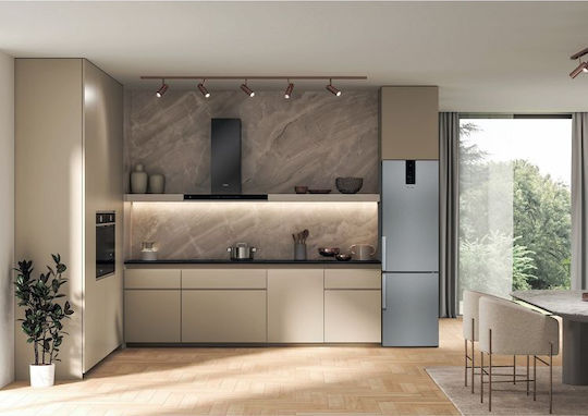 Whirlpool Combină frigorifică 355lt NoFrost Î201.3xL59.5xA65.5cm. Inox W9 941A IX H