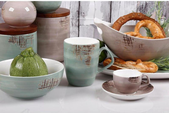 Cryspo Trio Country Mix Oil & Vinegar Set made of Porcelain with Flow 37.110.41