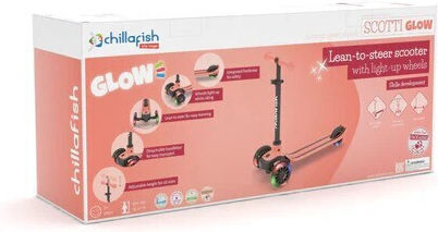 Chillafish Scuter Copii Scotti Glow 3 Roți Pentru 3+ Ani Glow Flamingo