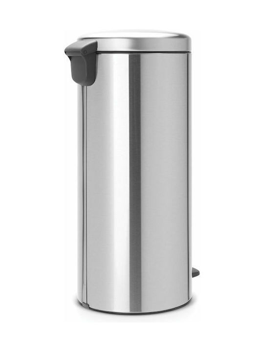 Brabantia Waste Bin Waste made of Stainless Steel with Pedal Silver 30lt 1pcs