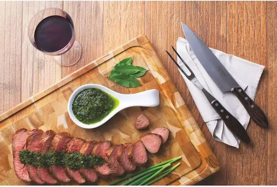 Tramontina Rectangular Wooden Chopping Board Green 50x38cm