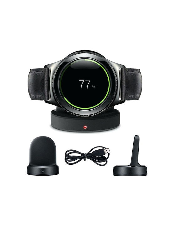 Ladegerät für Samsung Smartwatch Gear S2 / Gear S3 / Galaxy Watch 42mm / 46mm Schwarzς