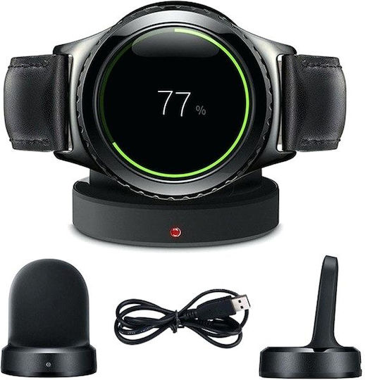 Зарядно за Samsung Smartwatch Gear S2 / Gear S3 / Galaxy Watch 42mm / 46mm Черен