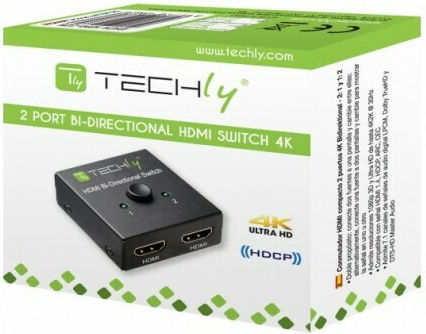 Techly IDATA-HDMI-22BI2
