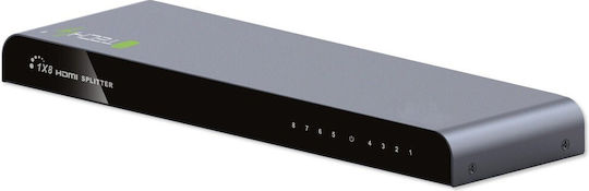 Techly IDATA Splitter IDATA HDMI2-4K8