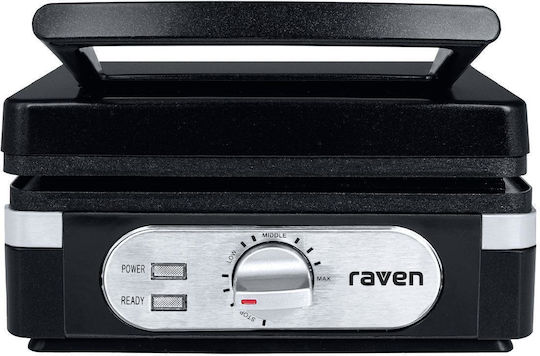 Raven Waffeleisen Für Rechteckige Waffeln 2 Leistung 1400W