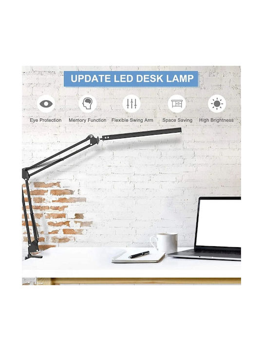 LED Schreibtischlampe in Schwarz Farbe