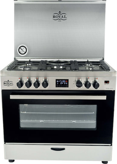 Din Gas 9905 SF Gasherd 115Es B90cm. Inox
