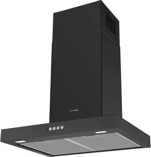 Faber Stilo Comfort BK Matt A60 Απορροφητήρας Νησίδα 90cm Μαύρος