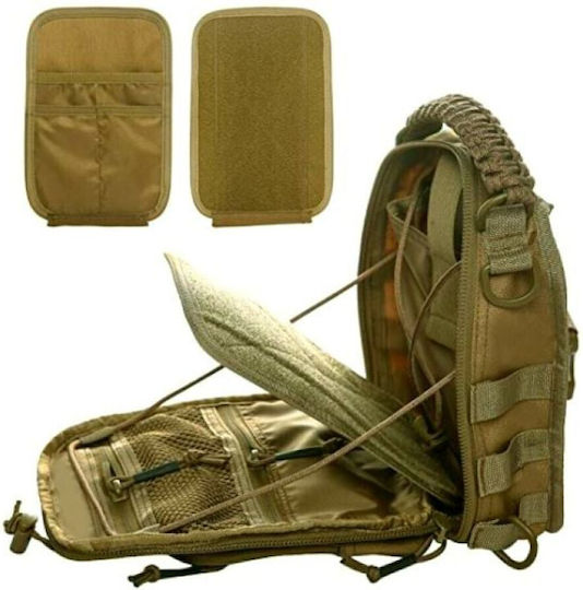 Spartan Tactical Στρατιωτικό Τσαντάκι Στήθους από Πολυεστέρα Χακί 6lt