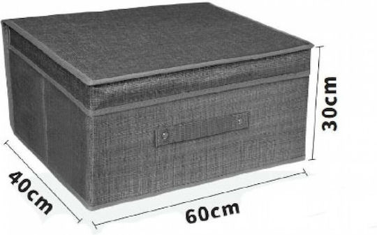 Tpster Stoff Aufbewahrungsbox mit Deckel Rosa 60x40x30cm 1Stück