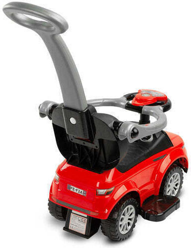 Caretero Riding Sport Car Αυτοκινητάκι Ride On με Χειρολαβή για 12+ μηνών με Ήχους Κόκκινο