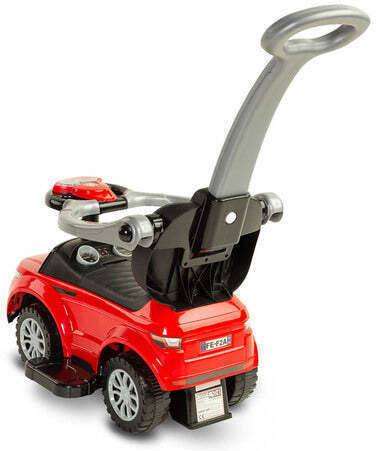 Caretero Riding Sport Car Αυτοκινητάκι Ride On με Χειρολαβή για 12+ μηνών με Ήχους Κόκκινο