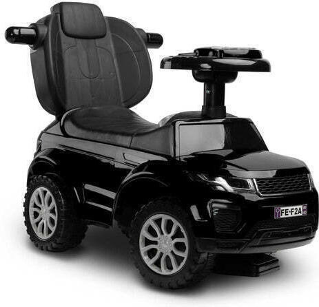 Caretero Riding Sport Car Αυτοκινητάκι Ride On με Χειρολαβή με Ήχους Μαύρο