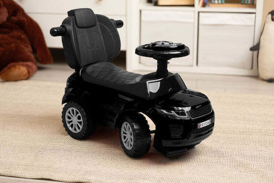 Caretero Riding Sport Car Αυτοκινητάκι Ride On με Χειρολαβή με Ήχους Μαύρο