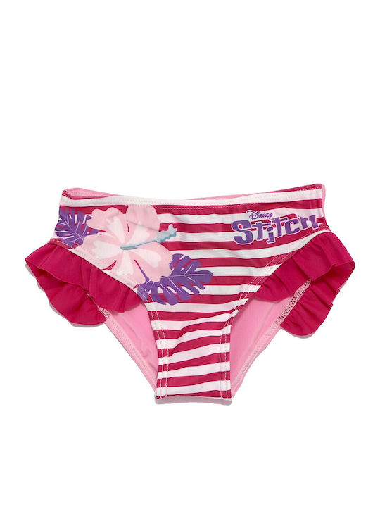 Disney Lilo & Stitch Παιδικό Μαγιό Μπικίνι Light Pink