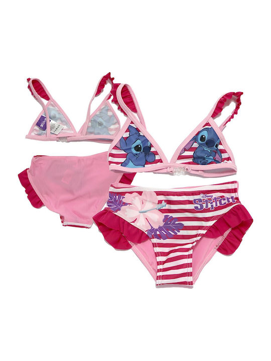Disney Lilo & Stitch Costum de baie pentru copii Bikini Light Pink