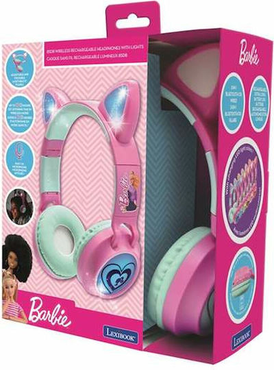 Lexibook Barbie Wireless / Wired On Ear Headphones Pink