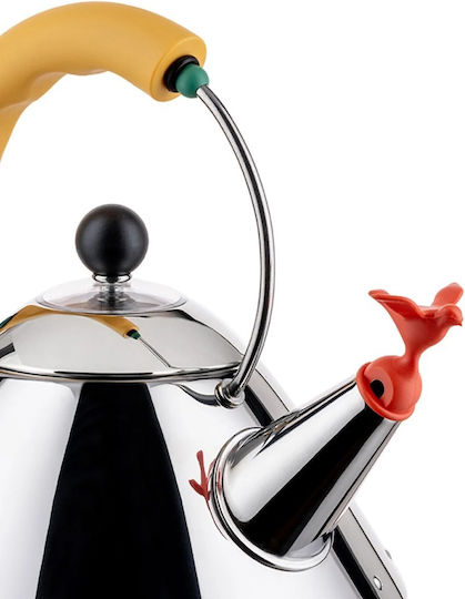 Alessi Τσαγιέρα Ανοξείδωτη Γκρι 1000ml