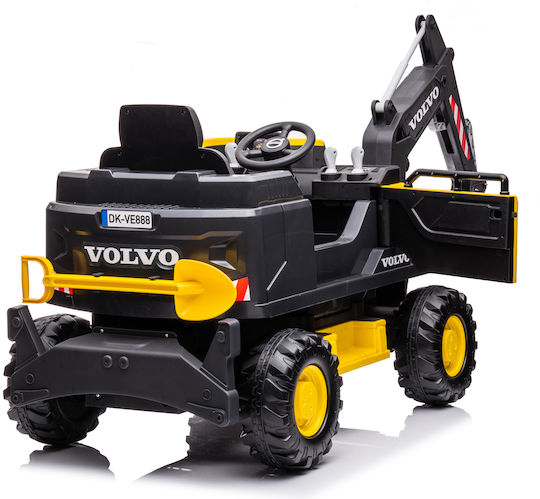 Kids 12V Electric Excavator Yellow