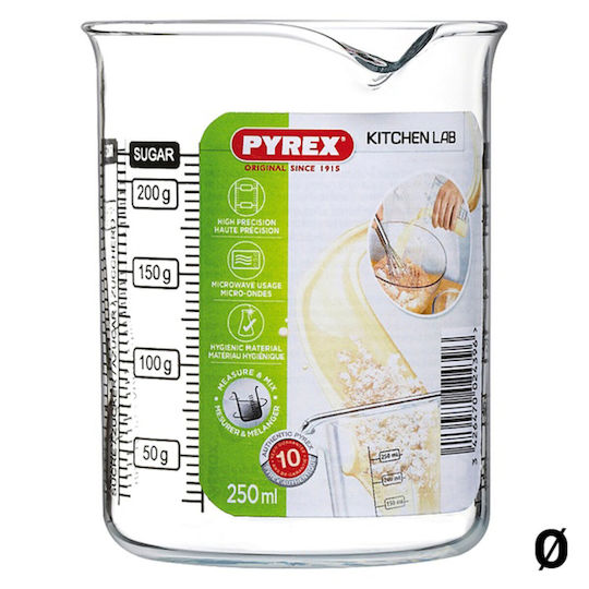 Pyrex Γυάλινος Δοσομετρητής Κουζίνας Kitchen Lab