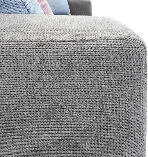 Living Room Furniture Set 3-Seater & 2-Seater Gray