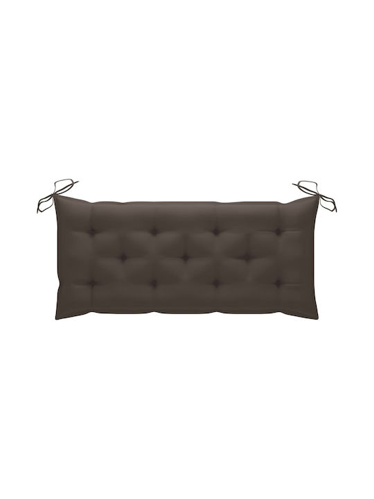 Bench Outdoor Bamboo with Pillows 118x38x45cm