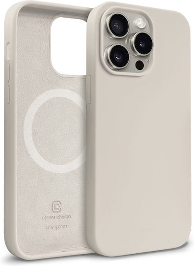 Crong Color Back Cover Σιλικόνης Γκρι (iPhone 15 Pro)