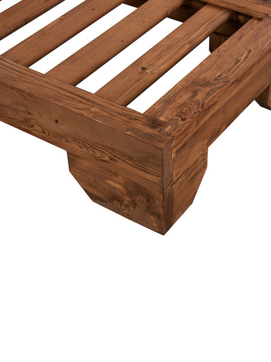Șezlong Lemn Carpi 204x77.5x29cm