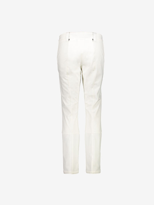 CMP Women's Fabric Trousers with Elastic in Regular Fit White