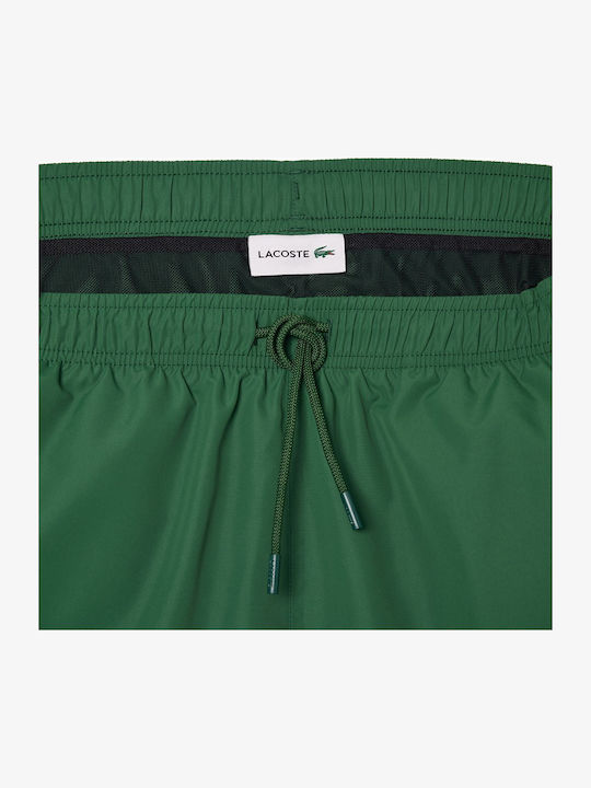 Men's Swimwear Shorts Green with Patterns