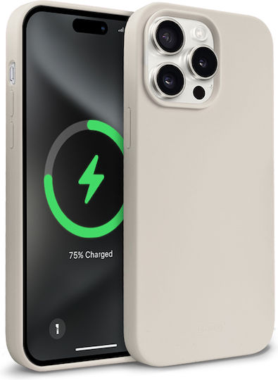 Crong Color Back Cover Σιλικόνης Γκρι (iPhone 15 Pro Max)