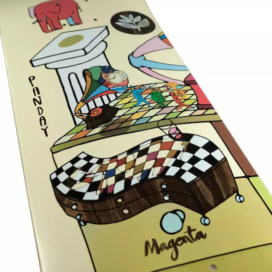 Magenta 8.125" Σανίδα Shortboard Μωβ