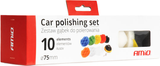 AMiO 03699 75x75mm Polierscheiben & Pads 10Stück