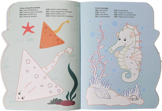Colouring Book Marine Animals