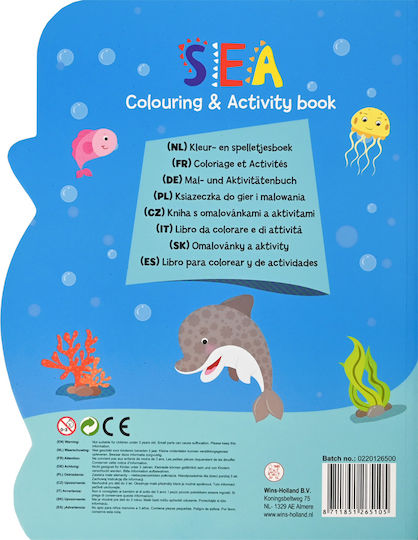 Colouring Book Marine Animals