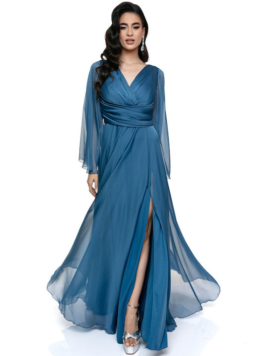 RichgirlBoudoir Sommer Maxi Kleid für Hochzeit / Taufe Blau