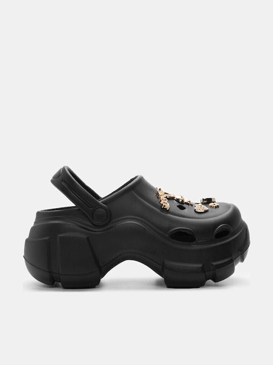 Luigi Damen Clogs Schwarz