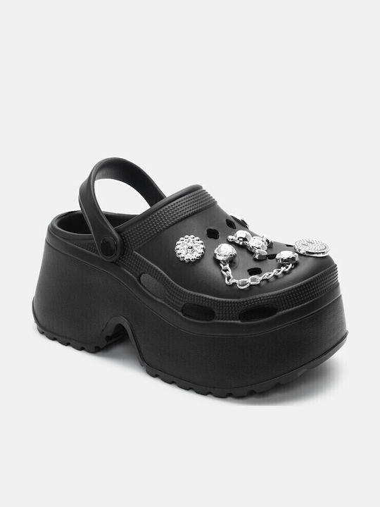 Luigi Damen Clogs Schwarz