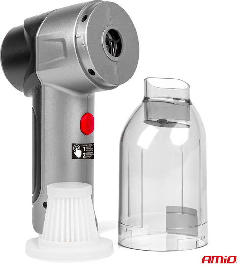 AMiO Car Handheld Vacuum Dry Vacuuming with Power 70W Rechargeable 12V Transparent