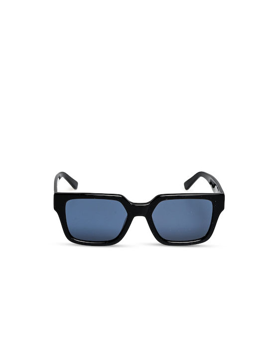 The Glass of Brixton Sunglasses Μαύρα with Acetate Frame & Blue Lens The Glass of Brixton Sunglasses Μαύρα with Acetate Frame & Blue Lens