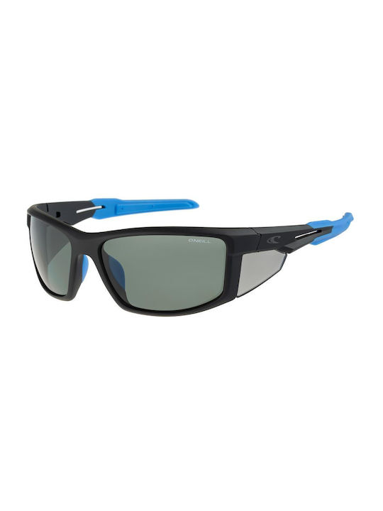 O'neill Men's Sunglasses with Black Plastic Frame and Black Polarized Lens ONS 9018 2.0 104P