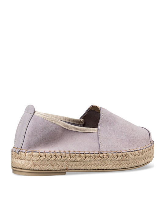 Women's Suede Espadrilles Pink