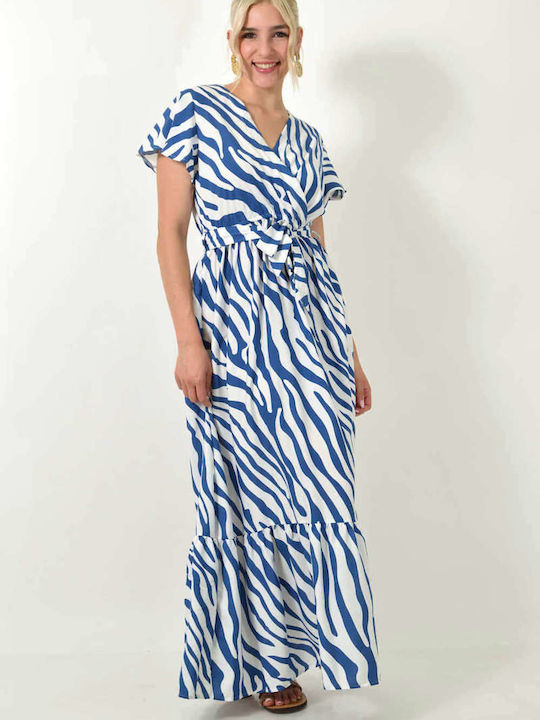 Potre Summer Maxi Dress Blue