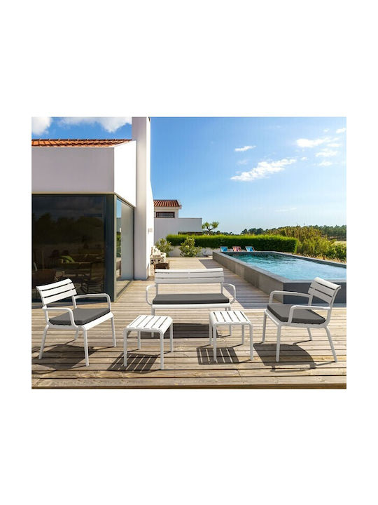 Siesta Exclusive Μαξιλάρι Καρέκλας Κήπου Dark Grey 48x50εκ.