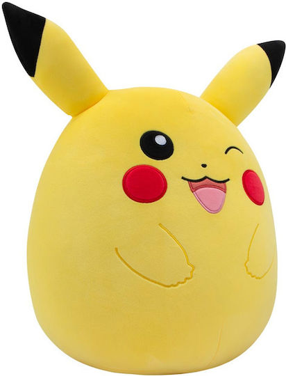 Jazwares Plush Pokemon Winking Pikachu for Ages 3+ 36 cm