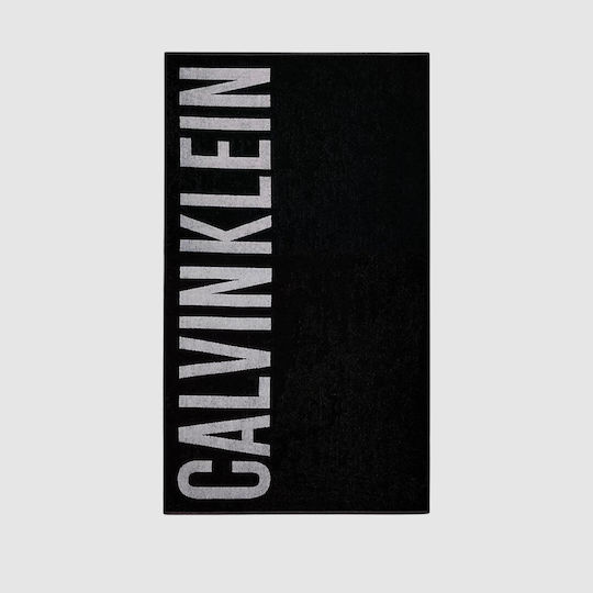 Calvin Klein Beach Towel Cotton Black 100x176cm.